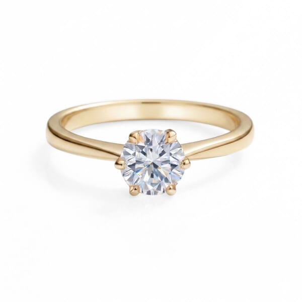 Enstens diamantring Aida med 0,70 ct i 14kt gull. TW-Si. -18016070
